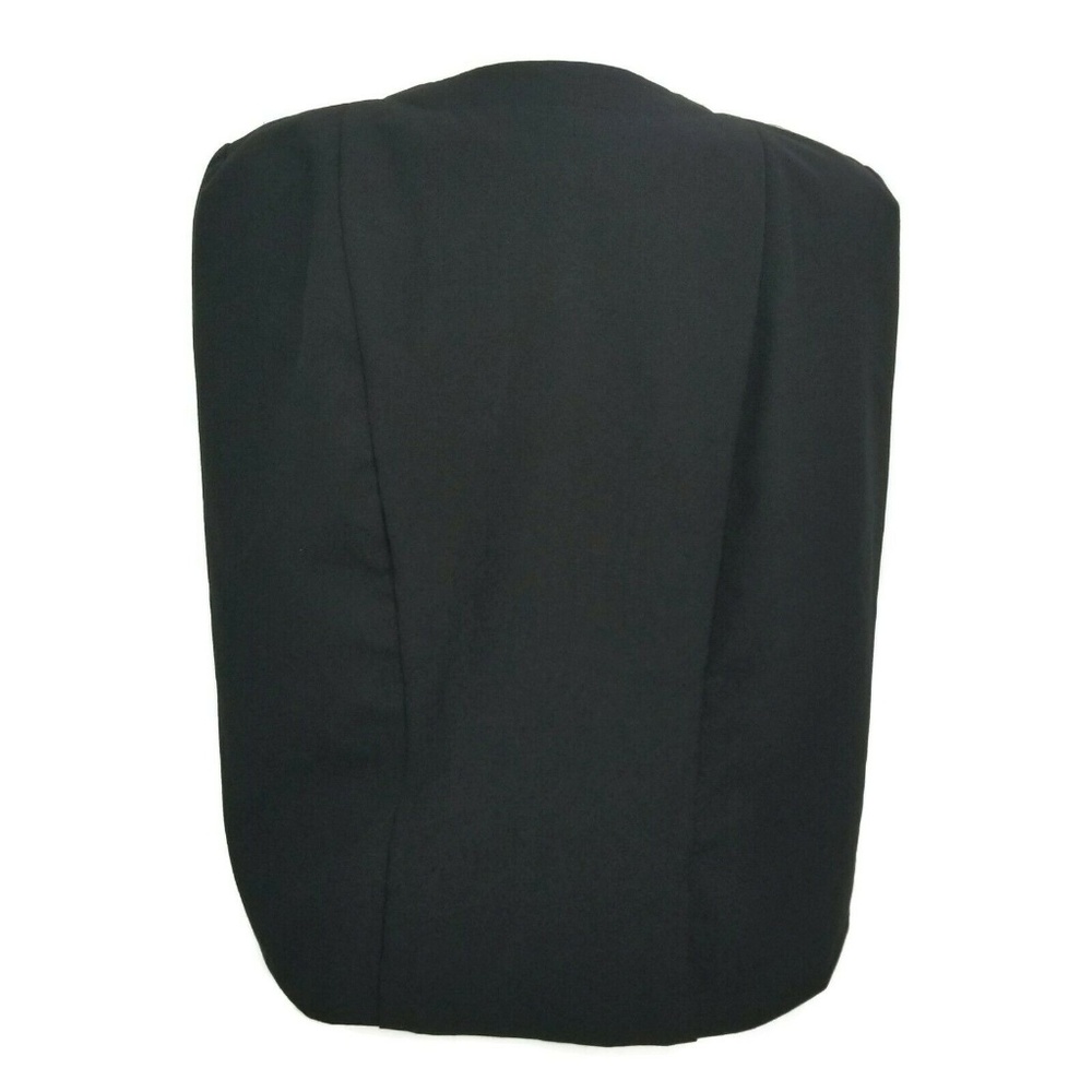 Drew S Small Cape Jacket Solid Black Full Zip Nowt - image 4